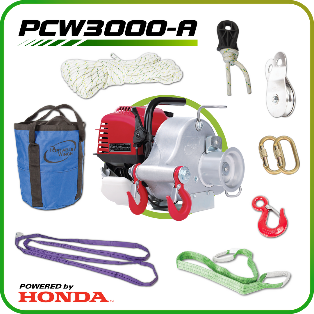 GX35 Gas-Powered Portable Winch