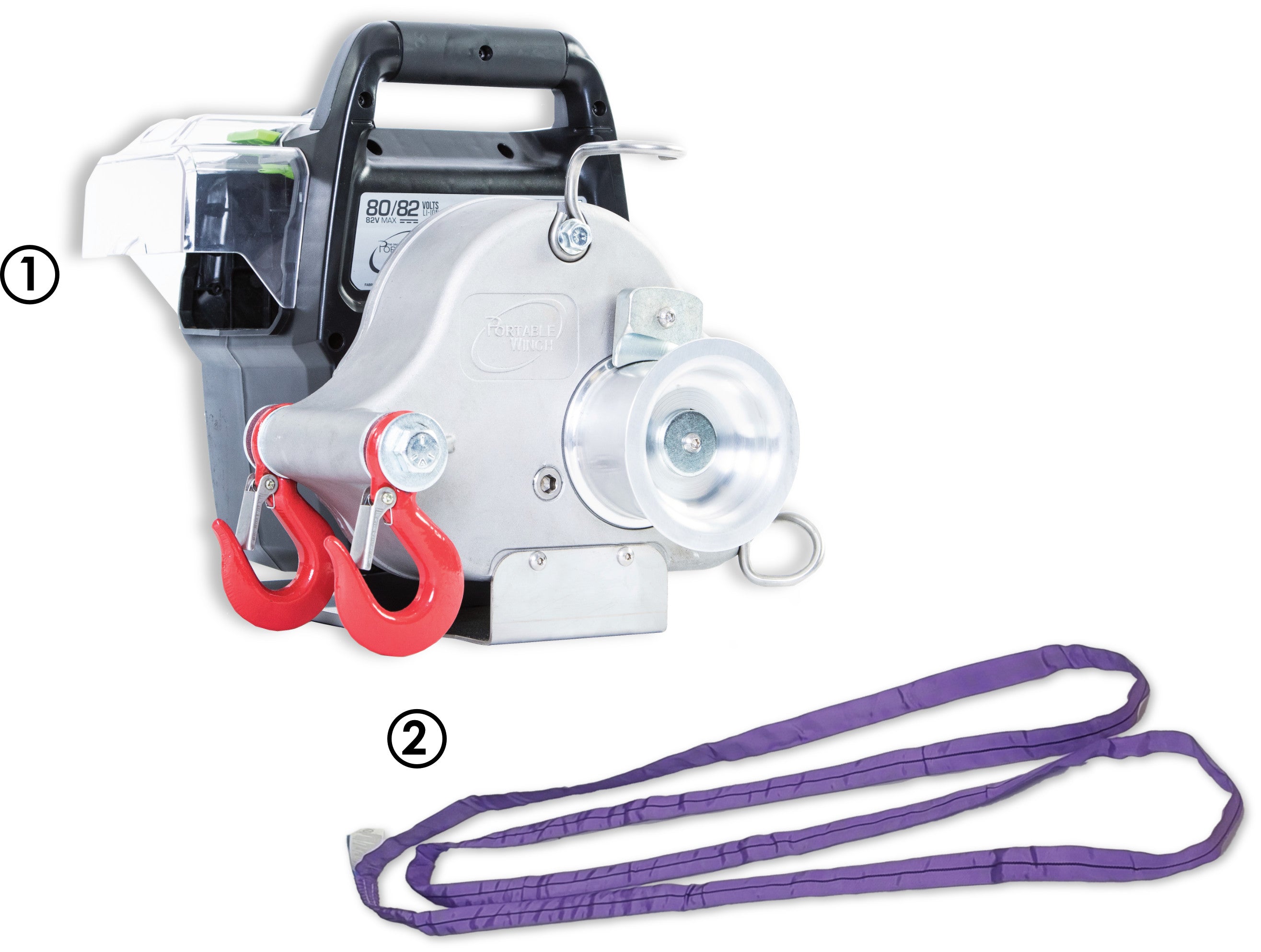 Battery-Powered Pulling Winch – Portable Winch USA