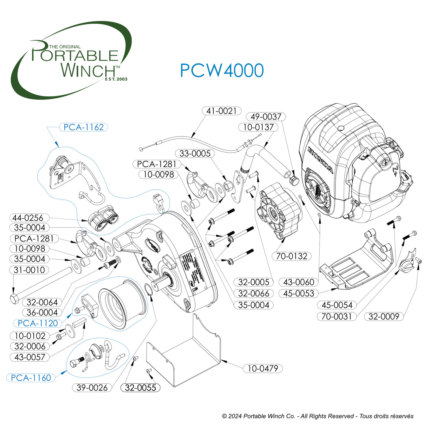 PCW4000 Spare Parts