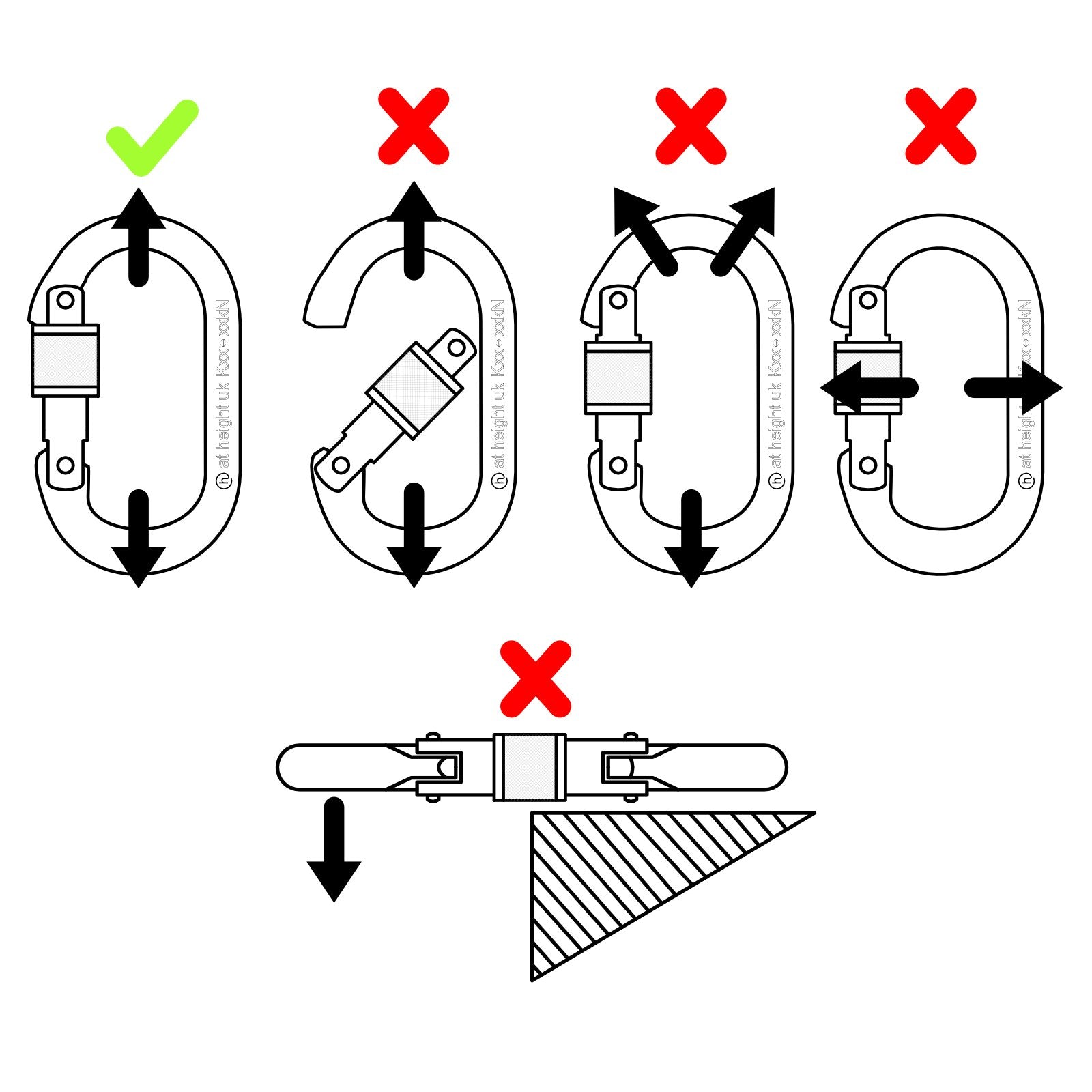 Instruction manual for Carabiners – Portable Winch USA